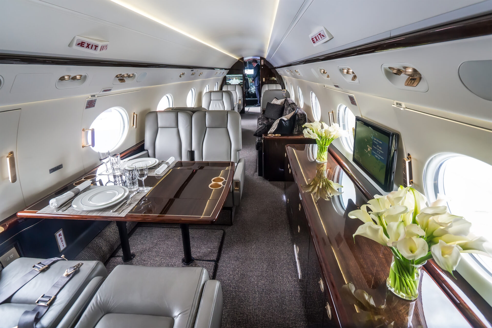 luxury private jet
